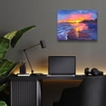thumbnail image 6 of Epic Art 'Abstract Sunset' by Carissa Luminess, Acrylic Glass Wall Art, 16"x12", 6 of 8