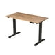 thumbnail image 1 of Escritorio Eléctrico de Altura Ajustable Base Negra Tablero 120x60 Madera Clara, 1 of 7