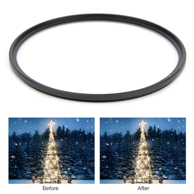Filtros De Lentes UV, Práctico Filtro De Lentes SLR De Universalidad Fuerte De Vidrio Para Cámaras