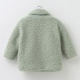 thumbnail image 4 of Mercatoo Girls Fl𝐞ece Jacket Winter Fuzzy Flannel Sherp 1 𝐂hunky Button Down Coat Kids Toddler Long Sleeve Wool Thermal Clothes, 4 of 4