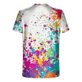 thumbnail image 4 of T-shirt à Manches Courtes Imprimé pour Hommes Col Rond Mode Décontractée Manches Courtes, 4 of 5