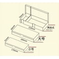 thumbnail image 1 of Transparent Plastic Pencil Case Japan Mujis Style Pen Box L/S Size Frosted Pens Storage for School Office Extra Large Stationery Large Size, 1 of 4