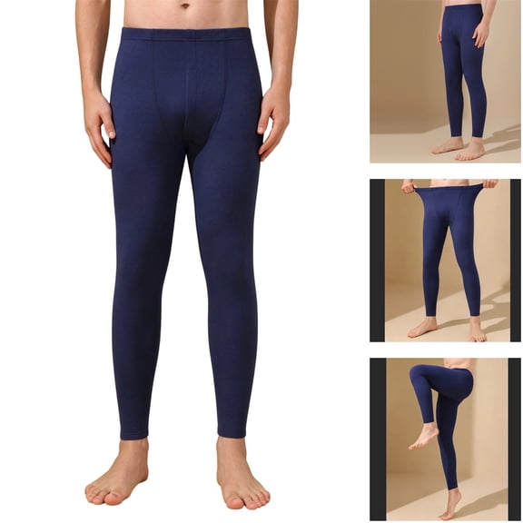 Frnrwgo Men’s Thermal Baselayer Legging Lightweight Long Johns Cold Weather Layering
