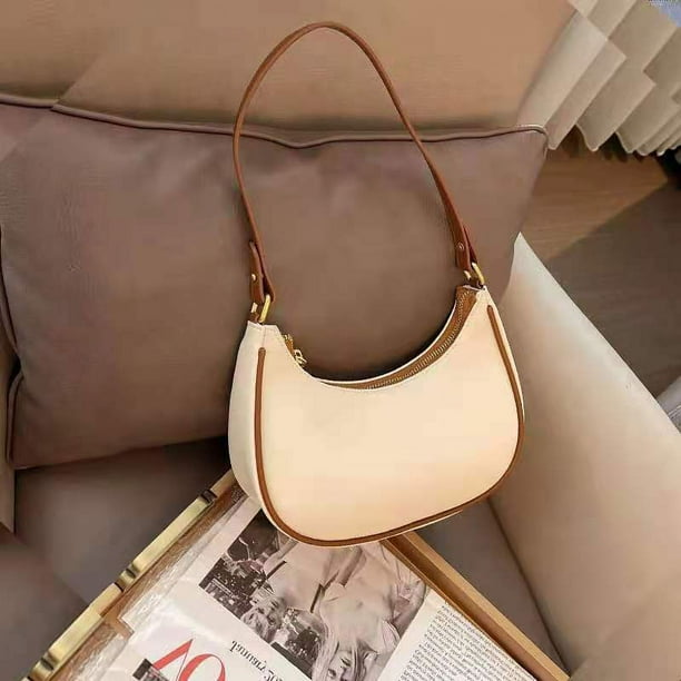 Bolso pequeño de estilo coreano, bolso de moda para mujer, bolso en forma de media luna, bolso de hombro para mujer, bolso de mano para mujer, bolso de axila de alta moda para mujer