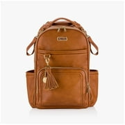 Itzy Ritzy Boss Plus Diaper Bag Backpack - Cognac