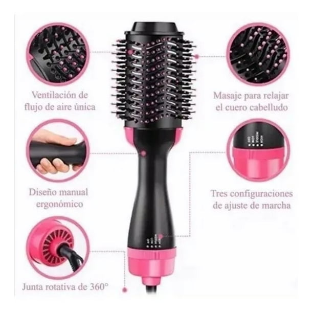 Alisador Iconic Peine Alisador Cyzone Cepillo Alaciador Cepillo