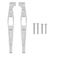 thumbnail image 1 of 2 uds enlace de chasis inferior trasero de Metal para Axial Yeti Jr. Ax90052, plateado Afortunado Sencillez, 1 of 5