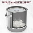 thumbnail image 4 of 6.8L/7QT Insulated Ice Bucket with Lid & Scoop,Double-Wall Ice Bucket for Parties,Cocktail Bar(Grey), 4 of 18