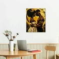 thumbnail image 3 of Nawypu African Queen and King Wall Decor Paintings Black Crown Wall Art Canvas Print Abstract Modern Artwork for Living Room Bedroom Bathroom Home Decorations Framed Ready to Hang, 3 of 5