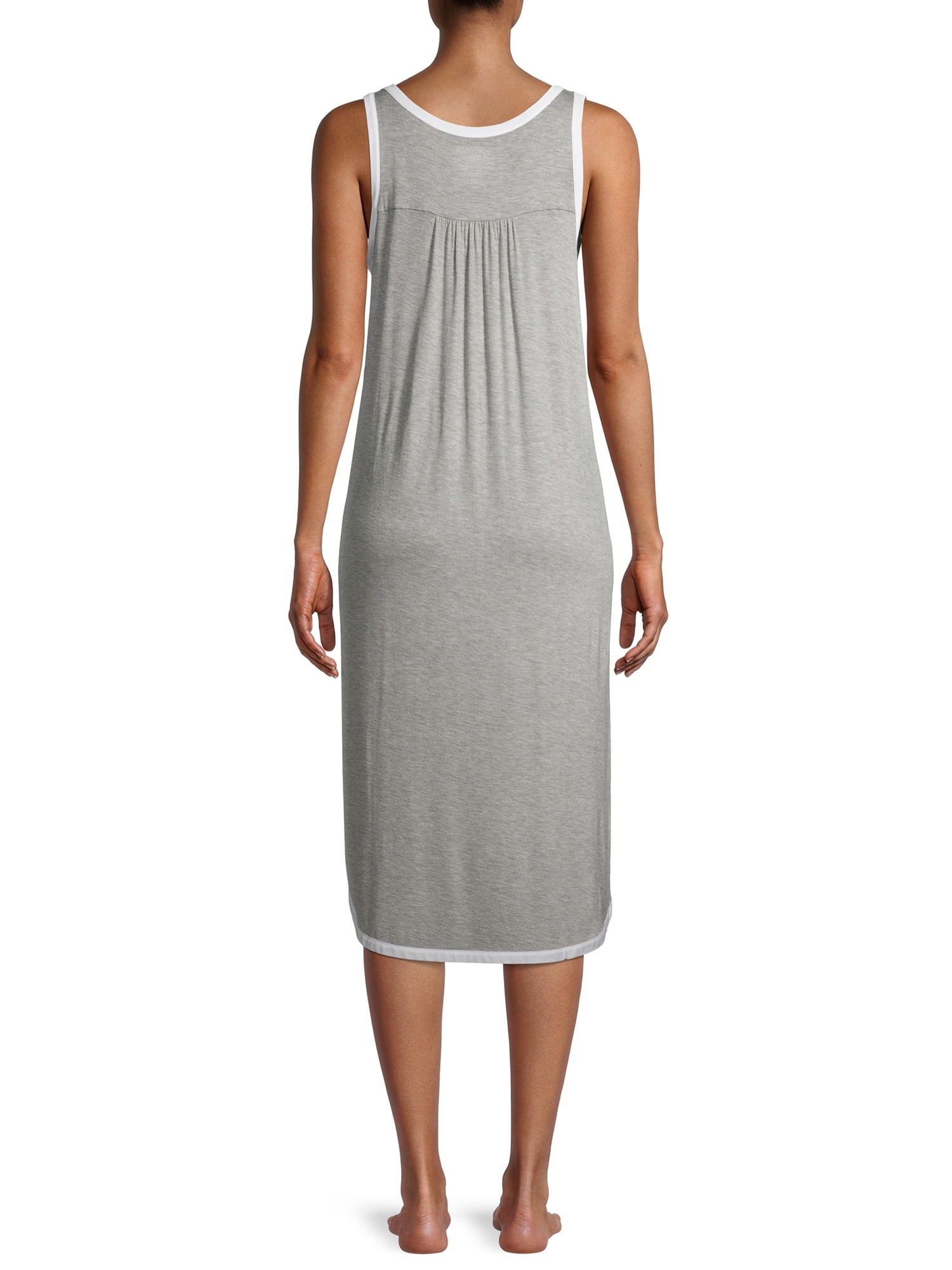 Secret Treasures Sleeveless Scoop Neck Knit Midi Nightgown (Women's and Women's Plus) 1 Pack
