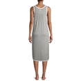 thumbnail image 5 of Secret Treasures Sleeveless Scoop Neck Knit Midi Nightgown (Women's and Women's Plus) 1 Pack, 5 of 6
