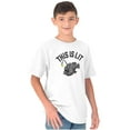 thumbnail image 5 of This Is Lit Funny Anglerfish Fishing Crewneck T Shirts Boy Girl Teen Brisco Brands L, 5 of 6