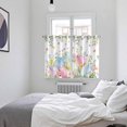 thumbnail image 3 of Easter Eggs Kitchen Curtains Window Panels, Country Wildflower Spring Watercolor Botanical Insulated Window Treatment Curtain, Grommet Curtains for Bedroom/Living Room/Bathroom, 2 Piece 52"Wx63"L, 3 of 8