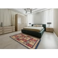 thumbnail image 4 of Ahgly Company Indoor Rectangle Abstract Plum Purple Abstract Area Rugs, 2' x 4', 4 of 6