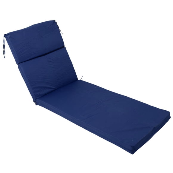Chaise Lounge Cushions Outdoor 55x189x7.5cm, Waterproofing Lounge Chair Cushion, Patio Chair Cushions for Indoor Outdoor Furniture with Polyester Thick PP Cotton