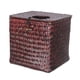 thumbnail image 5 of Caja de pañuelos faciales de papel cuadrada tejida moderna - para baño café, 5 of 7