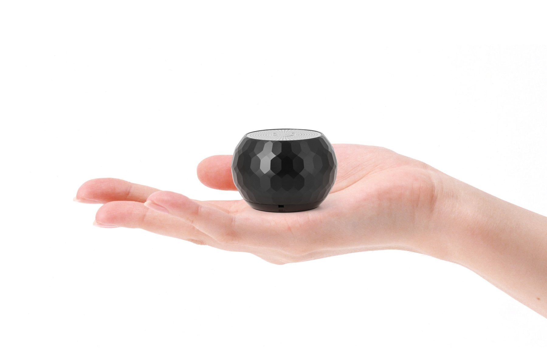 Fashionit U Speakers Mini Glam Portable Wireless Bluetooth Speaker with Magnetic Base, Mic & Selfie Remote Control – Ideal for Active Lifestyle, Travel, Home, & Office – Glam Black