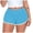 Sky Blue, variant on COMVALUE Women's Sexy Booty Shorts Retro Dolphin Shorts Sports Yoga Gym Running Hot Pants Sky Blue S