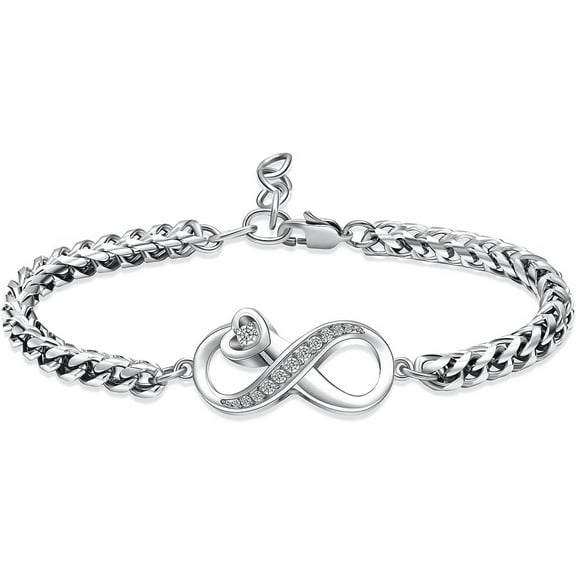 Infinity Cremation Jewelry Urn Bracelet for Ashes Memorial Keepsake Bracelet Ashes Holder Urn Bracelet for Men Women