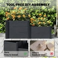 thumbnail image 4 of Outsunny Vinyl Raised Garden Bed Kit, 3-Tier Elevated Garden Box, 4 of 9