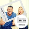 WAXIAYU Happy Birthday Party Frame DIY Paper Picture Frame & Photo