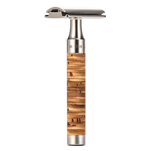 MÜHLE Rocca Stainless Steel Birch Bark Safety Razor