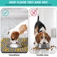 thumbnail image 4 of Pet Food Mat Absorbent Water Non-Skid Dog Water Mat Sunflower Buffalo Plaid Cat Mat for Food Eco-Friendly Durable Pet Placemat, 4 of 7