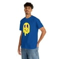 thumbnail image 6 of Purple eye smiley face graphic t shirt Unisex Heavy Cotton Tee, 6 of 8