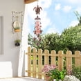 thumbnail image 6 of TSV Sea Turtle Wind Chimes, Hanging Outdoor RetroTortoise Wind Chimes Bells with S Hook, Indoor Decor, Memorial Gift Symbolizes Longevity Health Steadiness and Peace, Hang for Garden Yard Patio, 6 of 7