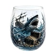 thumbnail image 2 of Kraken Whiskey Glass Style D, Pirate Ocean Theme Crystal Glass, Legendary Sea Monster Drinkware for Whiskey Lovers, Home Bar Glassware Gift Idea, 2 of 8