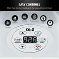 thumbnail image 4 of CO-Z 4-6 Person Inflatable Hot Tub with 130 Air Jets Electric Pump Air Beds Gray 53 lbs, 4 of 9