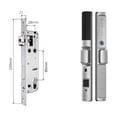 thumbnail image 1 of Door Lock, Waterproof Tuya Fingerprint Locks Round Handle Electronic Smart Sliding IC Card Code Lock For Aluminum Glass Push Pull Door ,Easy to Install, 1 of 7