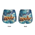 thumbnail image 5 of Haiem Artistic Starry Sky Cloud Dog Women's 2 in 1 Running Shorts - Lightweight Athletic Workout Gym Yoga Breathable Sports Shorts Liner with Phone Pockets-X-Large, 5 of 9