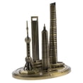 thumbnail image 1 of Souvenir Building Metal Shanghai Skylines Decoración Del Hogar Regalo 20cm Sunnimix Decoración del escritorio casero, 1 of 7
