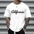 thumbnail image 2 of LUOGENLI T-shirts pour Homme pour Hommes T-Shirt à Imprimé Floral à Manches Courtes à Col Rond pour Tenue Décontractée T-shirts pour Hommes T-shirts Graphiques T-shirts Amusants Adulte Fête de la Saint-Patrick Blanc TG, 2 of 4