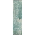 thumbnail image 2 of Addison Rugs Chantille Indoor/Outdoor Transitional Abstract Teal Machine Washable Runner Rug, 2'3" x 7'6", 2 of 8