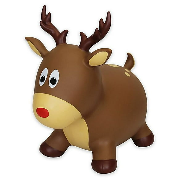 Holiday Hoppers Reindeer Inflatable Climb-On in Red