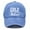 Blue, variant on Men's Gulf of Mexico Vintage Letter Print Baseball Cap Classic Street Style Adjustable Casual Dad Hat Washed Denim Design Sun Hat Pink One Size