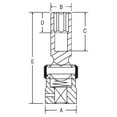 thumbnail image 3 of Grey Pneumatic 2024UMD 0.5 in. Drive x 24 mm Universal Socket, 3 of 3