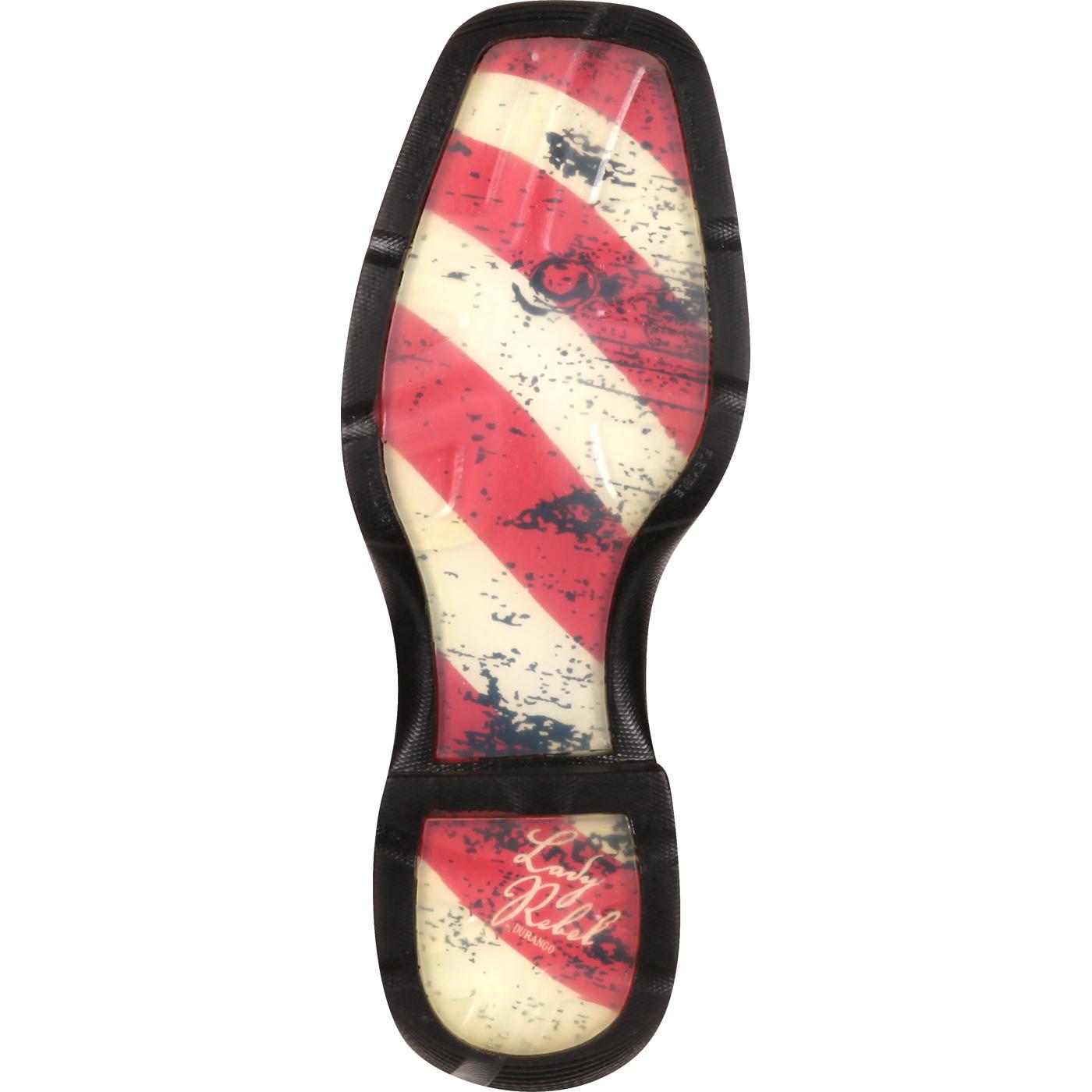Lady Rebel by Durango® Patriotic Women's Pull-On Western Flag Boot Size 11(M) - image 2 of 7
