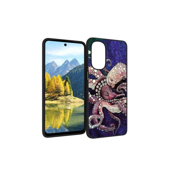Octopus-269 Phone Case, Degined for Motorola Moto G Stylus 5G 2022 Case Men Women, Flexible Silicone Shockproof Case for Motorola Moto G Stylus 5G 2022