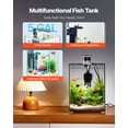 thumbnail image 2 of VEVOR 5 Gallon Fish Tank Aquarium Smart Square Clear Glass 3 Color Self Cleaning, 2 of 9