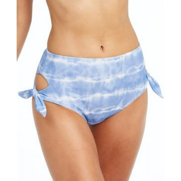 Sundazed Womens Tie-Dye Side-Tie High-Waist Bikini Bottoms