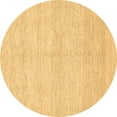 thumbnail image 1 of Ahgly Company Indoor Round Solid Brown Modern Area Rugs, 3' Round, 1 of 4