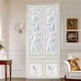 thumbnail image 1 of Pegatinas de puerta de papel tapiz 3D autoadhesivas, Mural de estilo europeo de PVC para dormitorio, nevera, cubierta de puerta entera, carteles de decoración del hogar y gabinete, 1 of 5