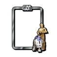 thumbnail image 1 of Marco magnético para fotos AQUARIUS Star Wars R2-D2 C-3PO, 1 of 7