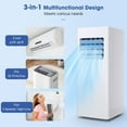 thumbnail image 2 of Canddidliike 3-in-1 Portable Air Conditioner with Cooling Fan Dehumidifier Function-10000 BTU, Room Air Conditioner with Remote Control,Dehumidifier, 2 of 11