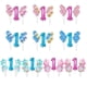 thumbnail image 2 of Globos de confeti transparentes de látex de ágata de mármol niño niña 1er cumpleaños decoración de fiesta número 1 globos de papel de aluminio 11/25 Piezas Methold JJ15589-10, 2 of 6