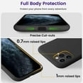 thumbnail image 3 of iPhone 11 Pro Max Case,Ultra Slim Fit iPhone Case Liquid Silicone Gel Cover with Full Body Protection Anti-Scratch Shockproof Case Compatible with iPhone 11 Pro Max (Black), 3 of 13
