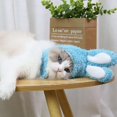 thumbnail image 2 of Pet Hat Costume Warm Rabbit Hat Props Headwear Soft Cashmere Kitten Cap, 2 of 5